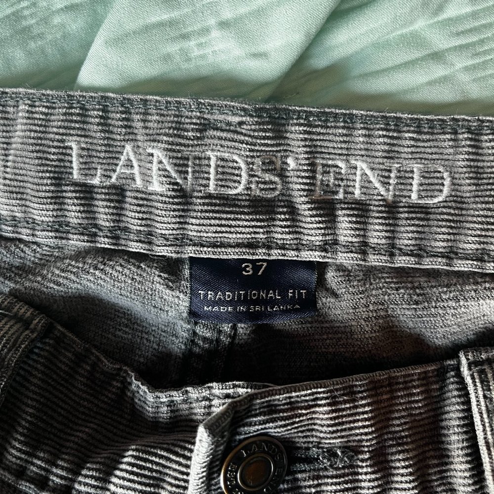 Lands End Straight Fit Corduroy Pants